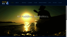 What Boatingindc.com website looked like in 2016 (8 years ago)