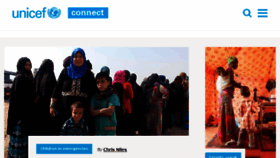 What Blogs.unicef.org website looked like in 2016 (7 years ago)