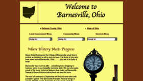 What Barnesvilleohio.com website looked like in 2016 (7 years ago)