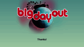 What Bigdayout.com website looked like in 2016 (7 years ago)