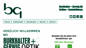 What Brillen.ch website looked like in 2016 (7 years ago)