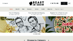 What Beastinshow.com website looked like in 2016 (7 years ago)