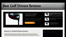 What Best-golf-drivers.net website looked like in 2016 (7 years ago)