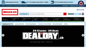 What Brack.ch website looked like in 2016 (9 years ago)