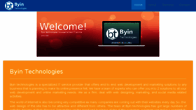 What Byintechnologies.com website looked like in 2016 (7 years ago)