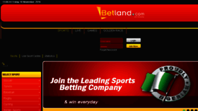 What Betland.com website looked like in 2016 (7 years ago)
