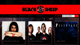 What Blacksheeprocks.com website looked like in 2016 (7 years ago)