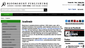 What Bloomsburyacademic.com website looked like in 2016 (7 years ago)