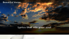 What Beautifulverse.com website looked like in 2016 (8 years ago)