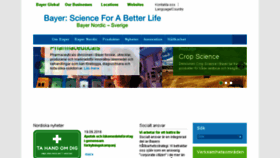 What Bayer.se website looked like in 2016 (7 years ago)