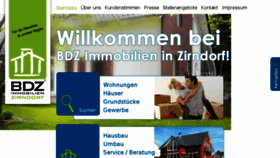 What Bdz-zirndorf.de website looked like in 2016 (7 years ago)