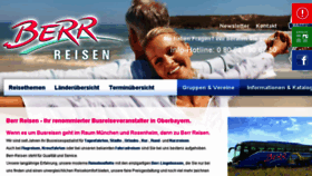 What Berr-reisen.de website looked like in 2016 (7 years ago)