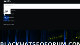 What Blackhatseoforum.com website looked like in 2016 (8 years ago)