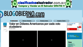 What Blogobierno.com website looked like in 2016 (7 years ago)