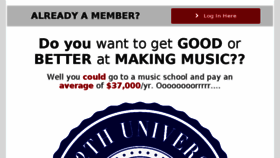 What Blu2thuniversity.com website looked like in 2016 (7 years ago)