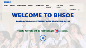 What Bhsoe.com website looked like in 2016 (7 years ago)