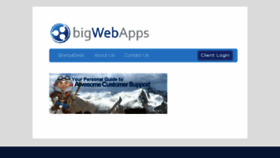 What Bigwebapps.com website looked like in 2016 (7 years ago)