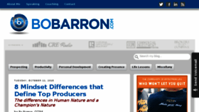 What Bobarron.com website looked like in 2016 (7 years ago)