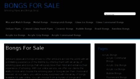 What Bongs-for-sale.com website looked like in 2016 (7 years ago)