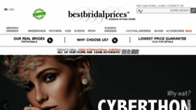 What Bestbridalprices.com website looked like in 2016 (7 years ago)