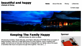 What Beautifulandhappy.com website looked like in 2016 (7 years ago)