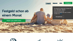 What Bigbank.de website looked like in 2016 (7 years ago)