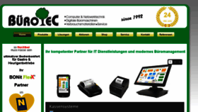 What Buerotec.at website looked like in 2016 (7 years ago)