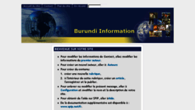 What Burundi-info.com website looked like in 2016 (7 years ago)