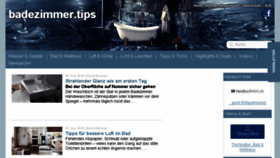 What Badezimmer.tips website looked like in 2016 (7 years ago)