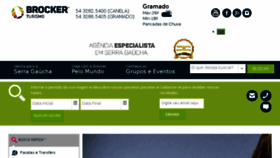 What Brockerturismo.com.br website looked like in 2016 (7 years ago)