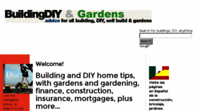 What Buildingdiy.com website looked like in 2016 (7 years ago)