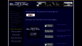 What Bluelinetaxi.com website looked like in 2016 (7 years ago)