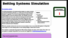 What Bettingsimulation.com website looked like in 2016 (7 years ago)