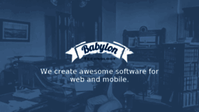What Babylontechnology.com website looked like in 2016 (7 years ago)