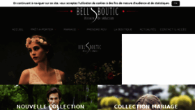 What Bellsboutic.com website looked like in 2016 (7 years ago)