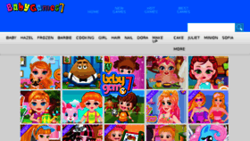 What Babyhazelgames.org website looked like in 2016 (7 years ago)