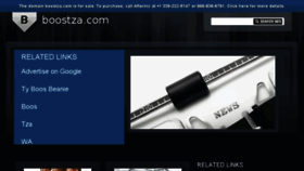 What Boostza.com website looked like in 2016 (7 years ago)