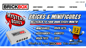 What Brickboxclub.com website looked like in 2016 (7 years ago)