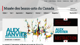 What Beaux-arts.ca website looked like in 2016 (7 years ago)