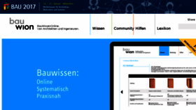What Bauwion.de website looked like in 2016 (7 years ago)