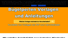 What Buegelperlenvorlagen.com website looked like in 2016 (7 years ago)