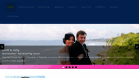 What Balishukawedding.com website looked like in 2016 (7 years ago)