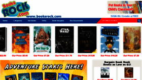 What Booksrock.com website looked like in 2016 (7 years ago)