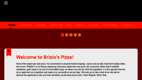 What Briziopizza.com website looked like in 2016 (7 years ago)