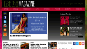 What Bibimagazine.com website looked like in 2016 (7 years ago)