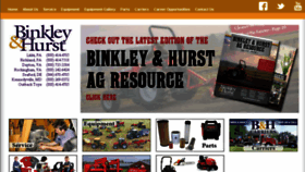 What Binkleyhurst.com website looked like in 2016 (7 years ago)