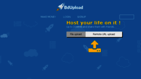 What Bdupload.me website looked like in 2016 (7 years ago)