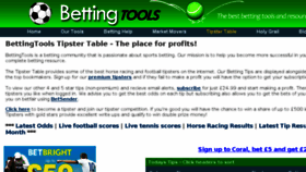 What Bettingtools.co.uk website looked like in 2016 (7 years ago)