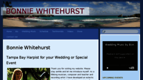 What Bonniewhitehurst.com website looked like in 2016 (7 years ago)