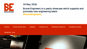 What Brunelengineers.com website looked like in 2016 (7 years ago)